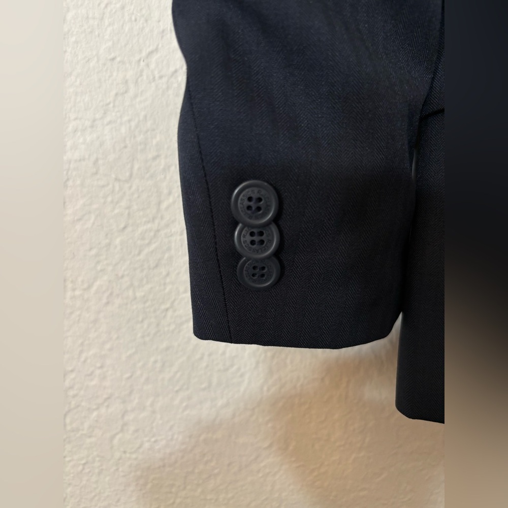 RJ Classics Hampton Show Coat Navy Youth 14S Equestrian Riding Jacket 3 Button - Picture 6 of 10